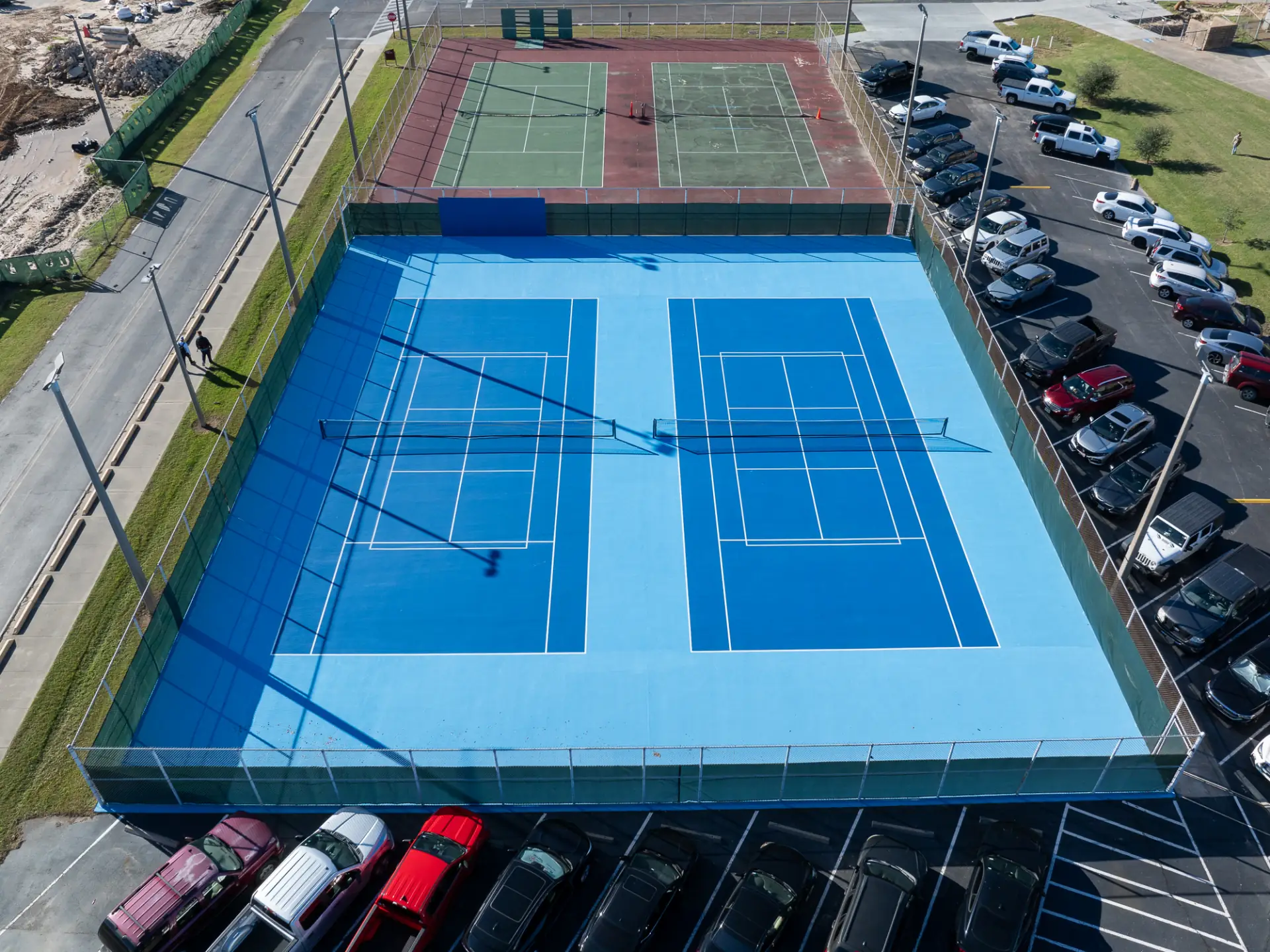 Texas A&M Tennis Courts after restoration - view 11