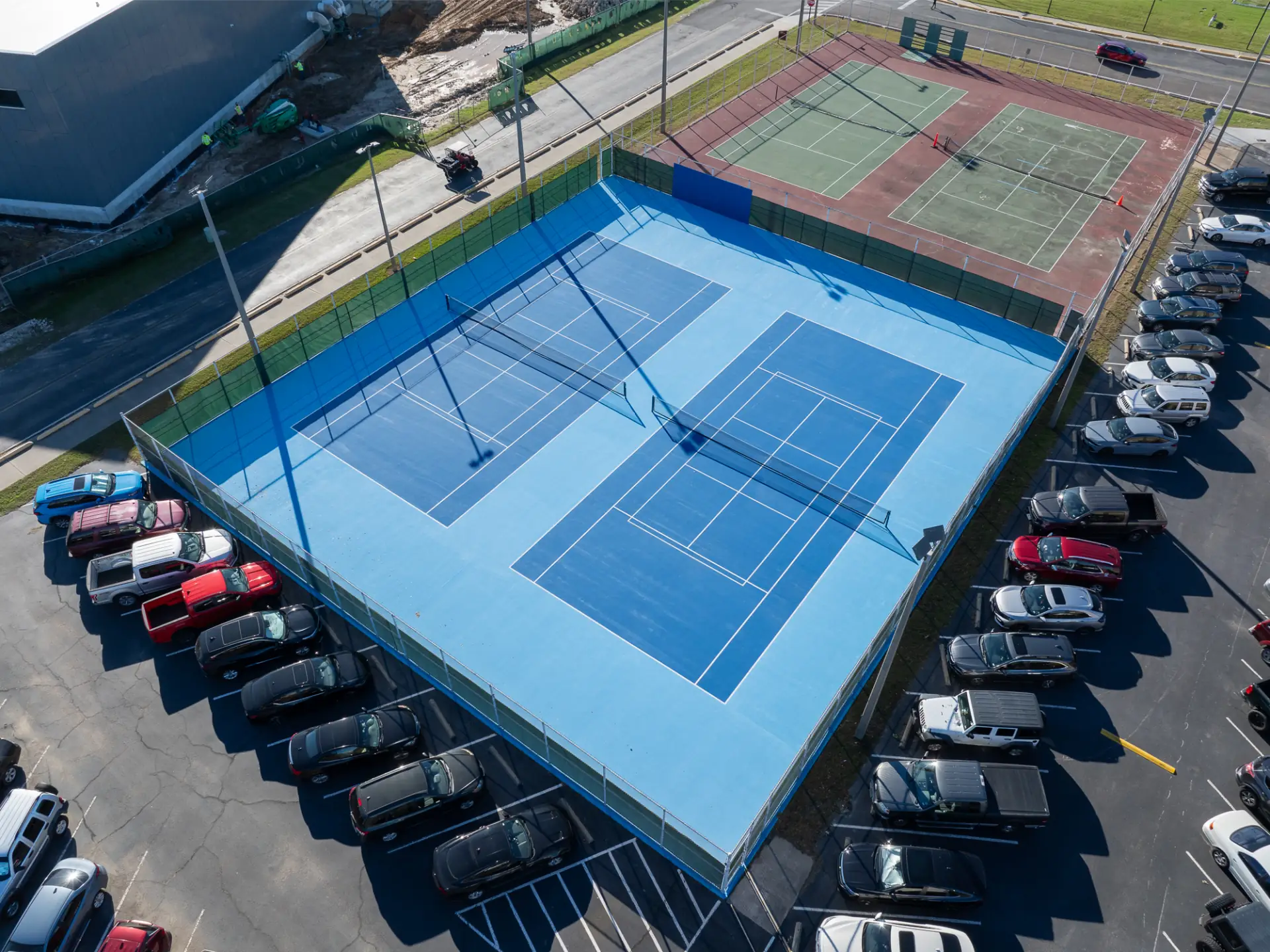 Texas A&M Tennis Courts after restoration - view 5