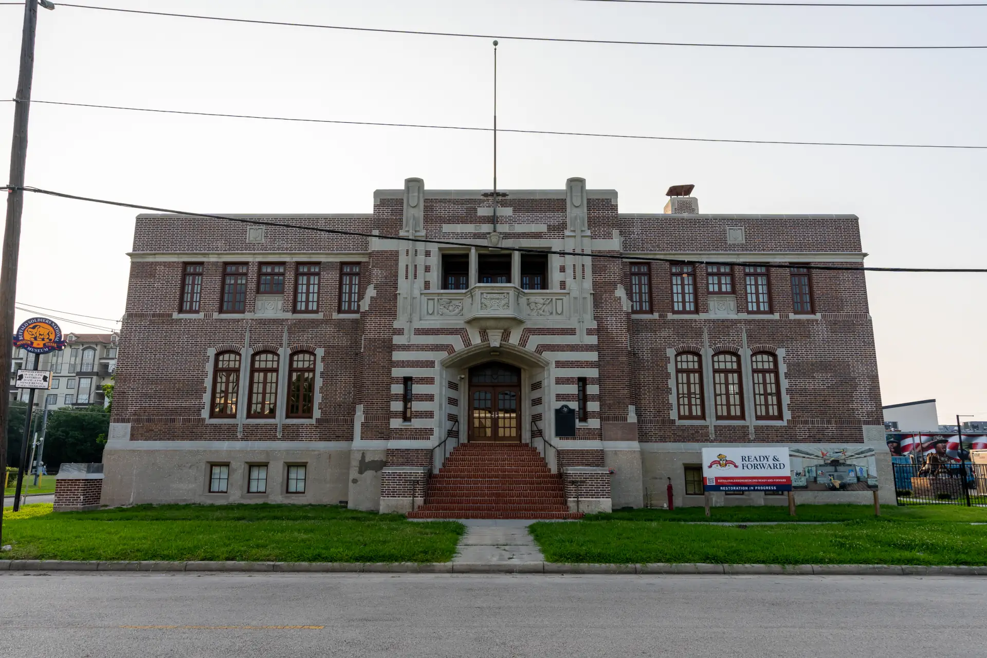 Restored facade detail