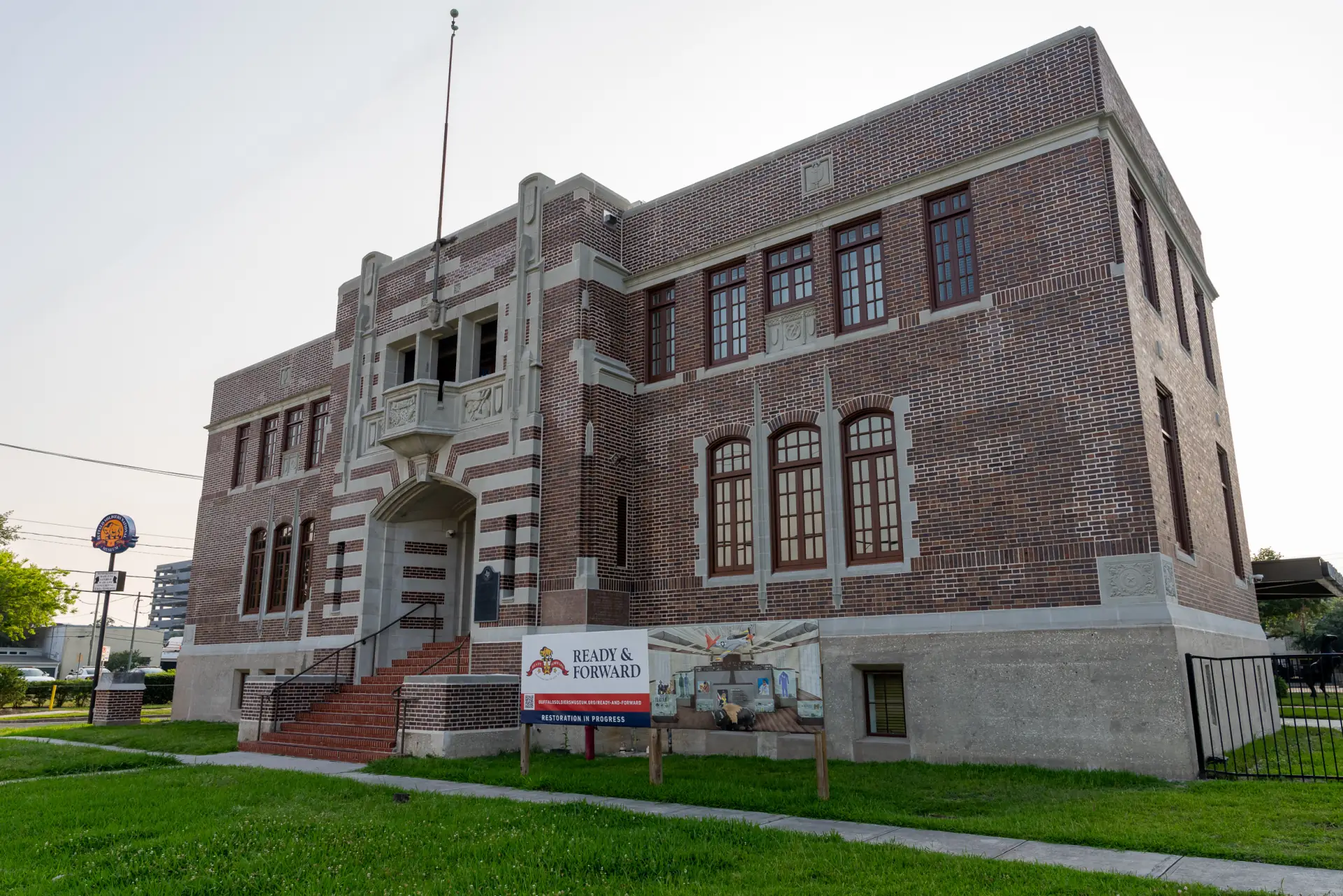 Completed exterior restoration